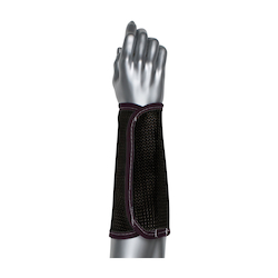 LG BLK CANE MESH SLEEVE, 9IN, DBL