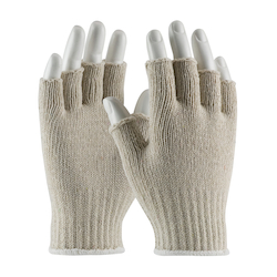 LG COTTON/POLYESTER GLOVE-FINGERLESS