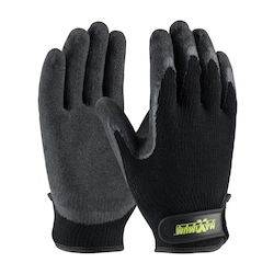 LG MAXIMUM SAFETY 10G BLK POLY GLOVE