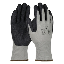 2XL GRY NYLON SHELL GLOVE BLK LATEX PALM