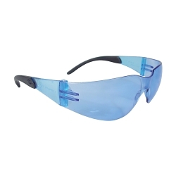 LT BL SAFETY GLASSES w/ LT BL FRAME