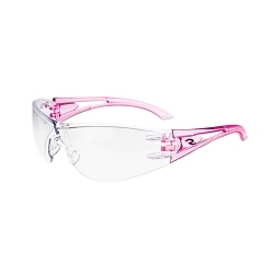 CLR SAFETY GLASSES w/ PNK FRAME