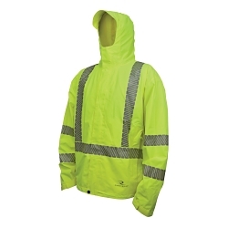 LG GRN WATERPRF LTPACK RAIN COAT