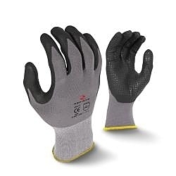 2XL GRY POLY/MICRO FOAM NITRL DOT GLOVE