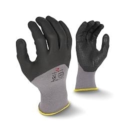 2XL 3/4 FOAM DIPPED DOTTED NITRILE GLOVE