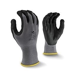 LG GRY NYL/SPANDEX FOAM NITRILE GLOVE