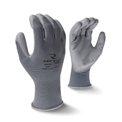 LG GRY POLY/PU COATED GLOVE