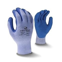 2XL BL POLY/CRINKLE LATEX COATED GLOVE