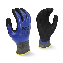 LG BL NYL/NITRILE/FDG FULL DIP GLOVE