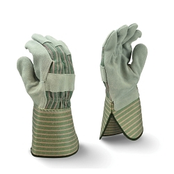 LG GRY SPLT COWHIDE GAU GLOVE