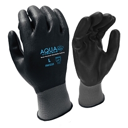 LG GRY NYL/MCRFM NITRILE AQUAAIR GLOVE