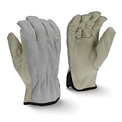2XL GRY COWHIDE LEATHER DRIVER GLOVE