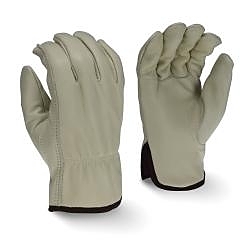 2XL GRY COW LEATHER DRIVER GLOVE