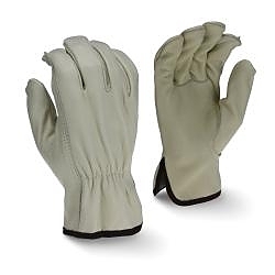 2XL GRY COW LEATHER DRIVER GLOVE