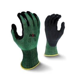 LG GRN HPPE ANSI A2 CUT RESISTANT GLOVE