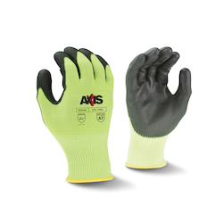 MD HI-VIS LIME HPPE/PU AXIS A8 GLOVE