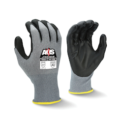 LG GRY HPPE/PU AXIS A2 COATED GLOVE