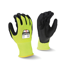 LG YEL HI-VIS AXIS A4 GLOVE