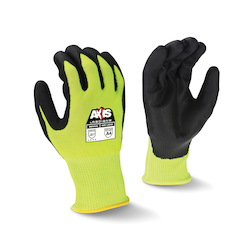 MD YEL HI-VIS AXIS A4 GLOVE