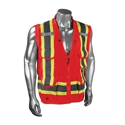 2XL RED 12PKT HD XBACK CRUISER VEST