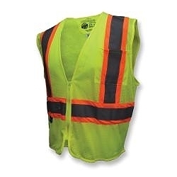 MD FR HI VIS GREEN SAFETY VEST