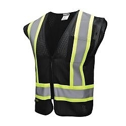 3XL BLK ECON CLASS1 VEST