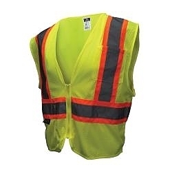 XL HI-VIS GRN ECON CLASS2 SAFETY VEST