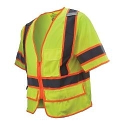 LG GRN SE CLASS3 SURVEYOR VEST