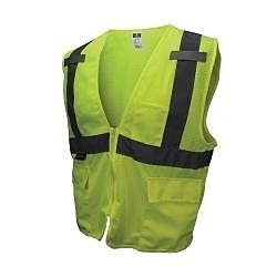 3XL HI-VIS GRN SURVEYOR CLASS2 VEST