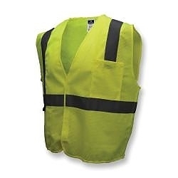 3XL HI-VIS GRN ECON MESH CLASS2 VEST