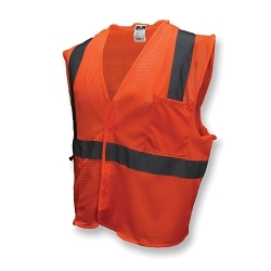 3XL HI-VIS ORG ECON CLASS2 MESH VEST