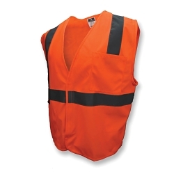 MD HI-VIS ORG ECON CLASS2 SOLID VEST
