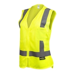 2XL WOMENS GRN 2PKT ECON VEST