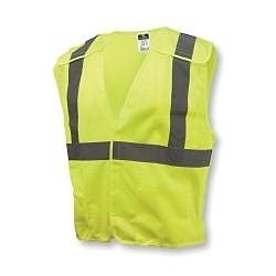 LG GRN CLASS2 ECON BREAKAWAY MESH VEST