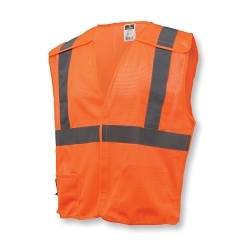 2XL ORG CLASS2 ECON BREAKAWAY MESH VEST