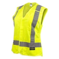 2XL WOMENS HI-VIS GRN BREAKAWAY VEST