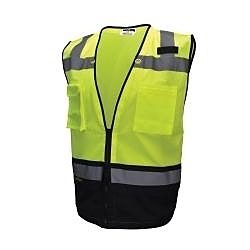 3XL GRN/BLK CLASS2 HD SURVEYOR VEST