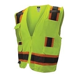 XL GRN CLASS2 MESH SAFETY VEST