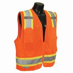 2XL ORG CLASS2 MESH SAFETY VEST