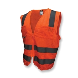 XL HI-VIS ORG STD CLASS2 MESH VEST