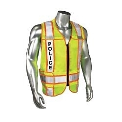 2XL-4XL HI-VIS GRN 2TONE CLASS2 VEST