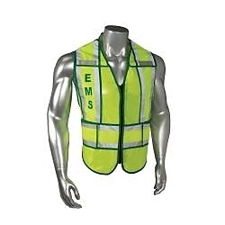MD-XL HI-VIS GRN SPLT TRIM EMS VEST