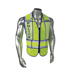 2XL-4XL GRN SPLT TRIM EMS VEST