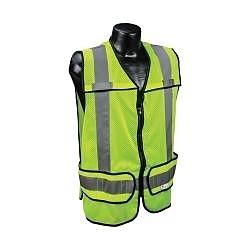 2XL-4XL HI-VIS GRN RADWEAR USA VEST