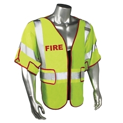 2XL-4XL HI-VIS GRN EMS VEST