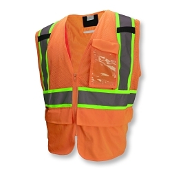 2XL ORG SURVEYOR TETHER VEST w/ CONTRAST