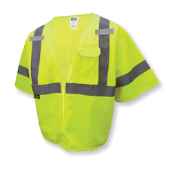 2XL/3XL SV3 HI-VIS GRN CLASS3 MESH VEST