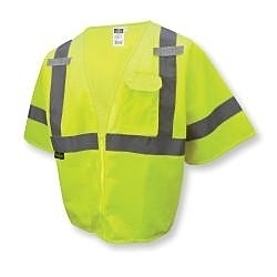L/XL SV3 HI-VIS GRN CLASS3 MESH VEST