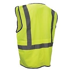 4XL/5XL HI-VIS GRN/BLK SURVEYOR VEST