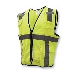4XL/5XL GRN ECON SURVEYOR VEST